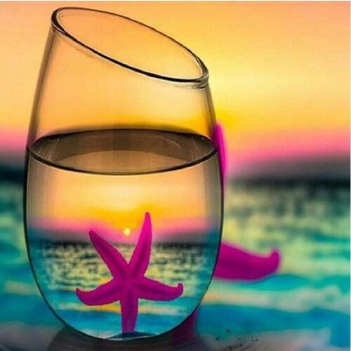 Diamond Painting Bottle sea world Landscape Diamond Embroidery All Square/round Drill Rhinestone Mosaic Picture FR616