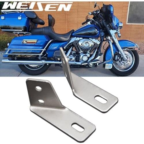For Harley Touring FLHT 1985-2008 Motorcycle Accessories Right & Left Side Broken Fender Struts Plate Saddlebag Support Bracket
