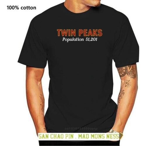 Twin Peaks Population Adult Ringer T-shirt