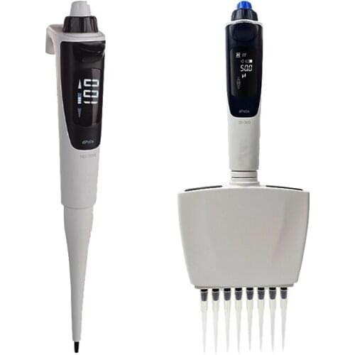 IKEME New Electric Pipette 0.5-1000ul Dropper Adjustable Quick Convenient Pipeta School Supplies Laboratory Pipette With Tips