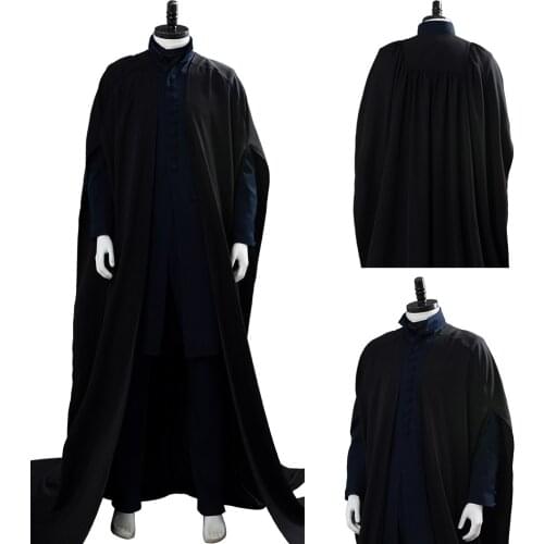 Fast Shipping Professor Severus Snape Cosplay Costume For Adult Magical school Severus Snape Costume Halloween Costumes men