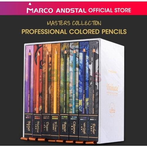 Marco Water Soluble Color Pencils,80 Colors Set,School Children Sketching,Drawing,Non-toxic,Painting,Watercolor,Artist Supplies