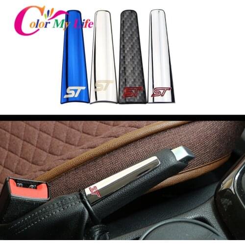 Car Hand Brake Trim Handbrake Handle Cover Stickers Fit for Ford Focus 2 3 4 MK2 MK3 MK4 2009 - 2017 Accessories