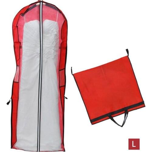 Wedding Dress Dust-proof Bag Foldable Storage Bag Cover Home Dress Clothes Garment Suit Cover Case Dustproof Bag Protector #YO