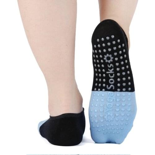 Cute Cat Women Yoga Pilates Socks Grip Ladies No Slip Pilates Sox Bulk Fitness Non Skid Foot Cotton Foot Socken Dance Protector