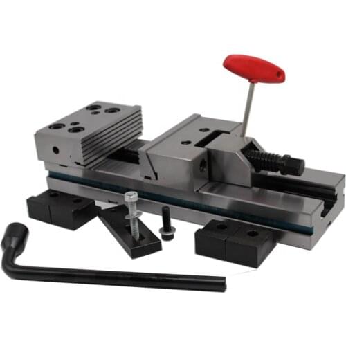 Precision Manual Modular GT100x100 Vise for Vice CNC Milling Machine Silver Western HRC Steel
