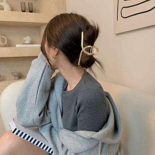 Women Girls Metal Large Hair Clamp Ponytail Shark Clip Hair Style Making Hair Accessories Gifts