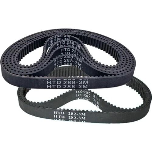 HTD3M Flat Machine Transmission Timing Belts HTD282-3M HTD285-3M HTD288-3M