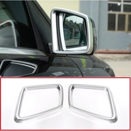 2 Pcs Side Door Rearview Mirror Cover Trim For Mercedes Benz ML GL 2013 2014 2015 2016 Car Accessories