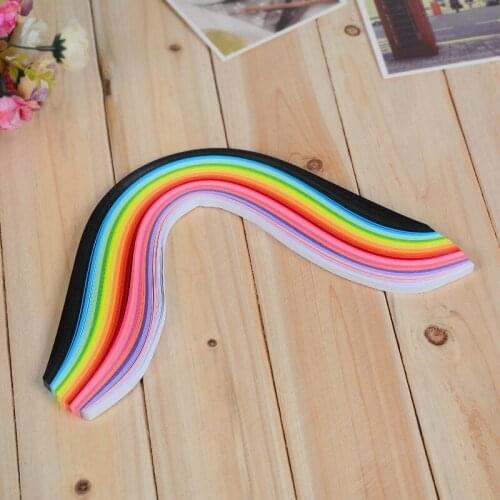 260pcs 26 Colors Paper Quilling Paper DIY Decoration Pressure Relief Gift Origami Craft Paper 3mm/5mm
