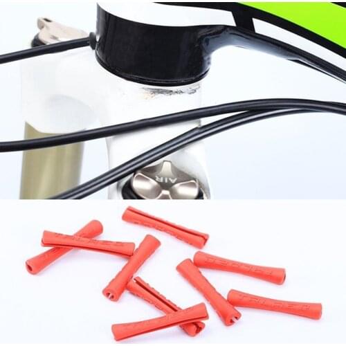 4Pcs Bicycle Brake Shift Cable Protector Bike Frame Cable Protective Sleeve MTB Road Bike Fixed Gear Paint Protective Pipe Cover