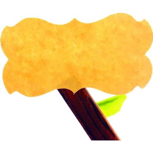 Free shipping800pcs/lot New Kawaii Vintage Blank Shaped Cake Packaging Kraft Sticker Baking DIY Gift Custom Logo Sticker