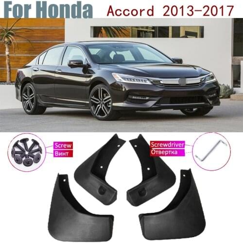 Fender Mud Guard Flap Splash Flaps Mudguards Accessories Car Mudflap For Honda Accord 9th 9 Gen 2017~2013 2016 2015 2014