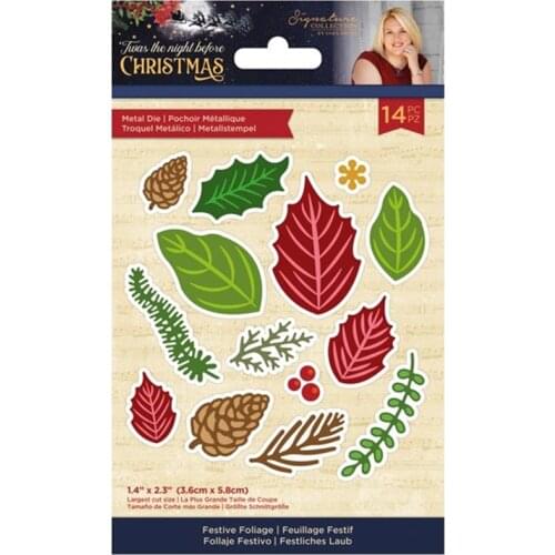 CH 2021 New Arrival Christmas Leaves Metal Cutting Dies For Scrapbooking DIY Cards Stencil Paper Craft Handmade Album