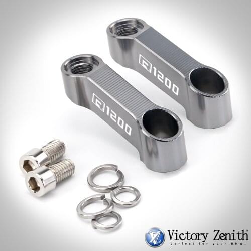 For BMW R 1200GS /LC R1200GS Adventure R 1200 GS LC Adv. R1200R R1200 R LC CNC Motorcycle Mirror Mount Riser Extender Adapter