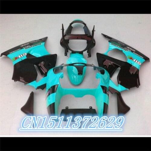 Dor-fairings for Kawasaki ZX-6R 2000-2002 fairing kit Ninja 636 ZX6R 00 01 02 blue black sets D injection