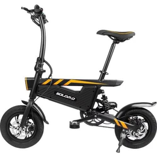 SOLOMO Electric Scooter 12inch 42v 350w Brushless New Model Folding bike Europe Warehouse