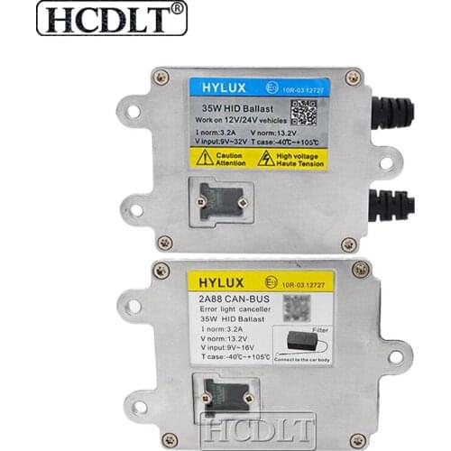 HCDLT 1 Piece Original 35W Hylux Hyluxtek A2088 Fast Start Slim HID Ballast 12V Car Headlight Xenon 2A88 Canbus HID Reactor