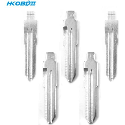 HKOBDII #60 for Fiat Metal Blank Uncut Flip KD Remote Key Blade Type