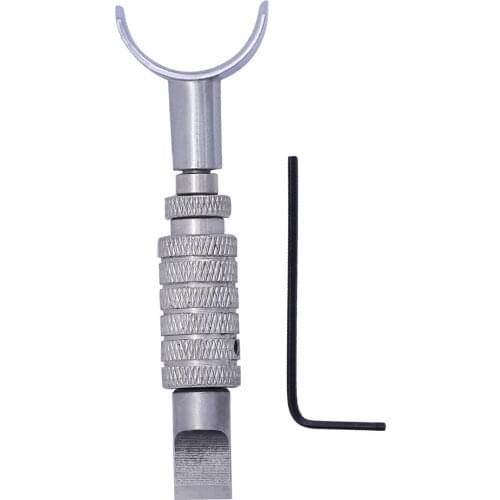 LMDZ New stainless steel leather carving knife Useful adjustable leather tool Adjustable DIY tanning ditching device Craft carvi