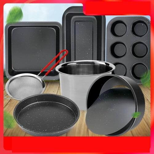 Baking Tool Set Household Baking Appliances Kitchen Supplies Egg Tartar Cookies Pizza New Glove Set Baking Make Cake Mold Set