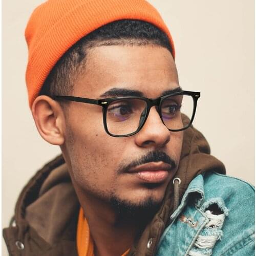 TR90 Anti-blue Glasses Rectangular Optical Glasses Business Mens Prescription Glasses Computer Goggles Full Frame Women Glasses