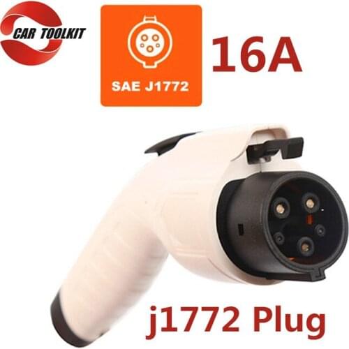 16A Type 1 Plug Adapter EV Charger Female SAE J1772 Convertor Electric Car Charging Adapter 110V-250V
