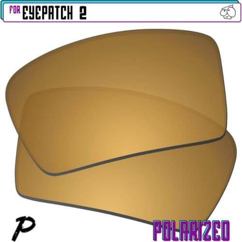 EZReplace Polarized Replacement Lenses for - Oakley Eyepatch 2 Sunglasses - Gunmetal P