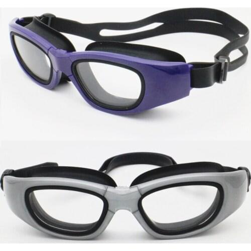 Original design s1801 removeable water proof colorful anti-fog special prescription swimming glasses goggle for myopia men women