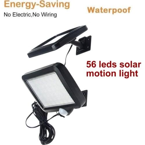 Solar led Light Outdoor Solar Powered Garden Lawn Light PIR Motion Sensor Wall Lamp Waterproof Infrared Sensor Light Chandelier