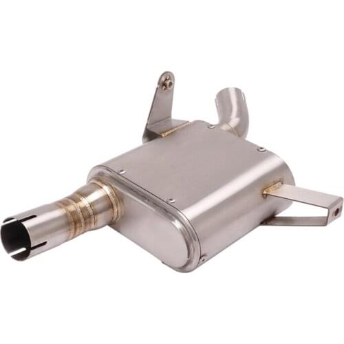 Delete Original Catalyst for Benelli BJ302R BJ300GS Motorcycle Exhaust Pipe Slip On Stock Muffler Stainless Steel Mid Link Tube