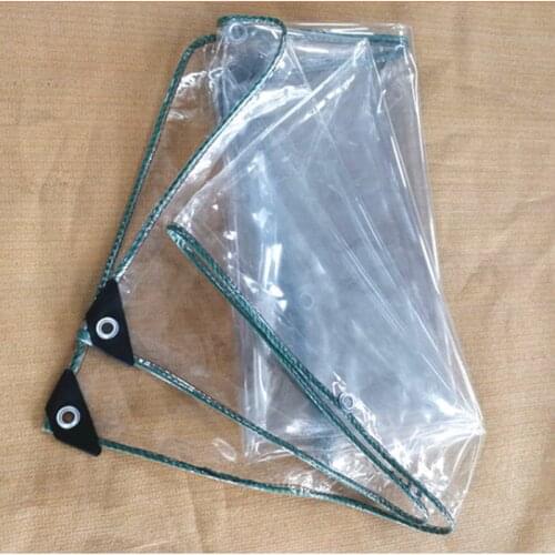 Waterproof Transparent PVC Film Thickened 0.3mm or 0.5mm Winter Keep Warm Thermal Garden Plant Greenhouse Cover