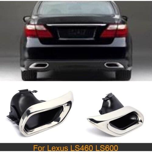 Stainless Steel Exhaust Pipe Exhaust End Pipes Auto Mufflers For Lexus LS460 LS600 2007 2008 2009