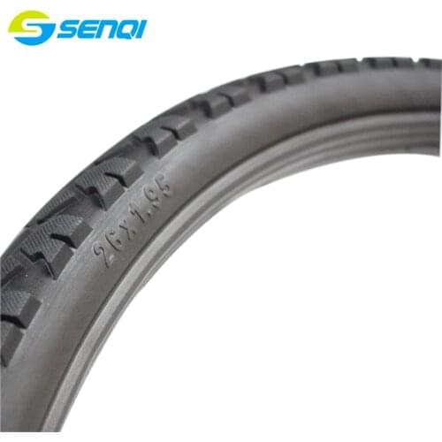 1 Pcs Bicycle Tires 26x 1.95 MTB Solid Tires Inflation Free Solid Tyre for MTB Bicycle Tires