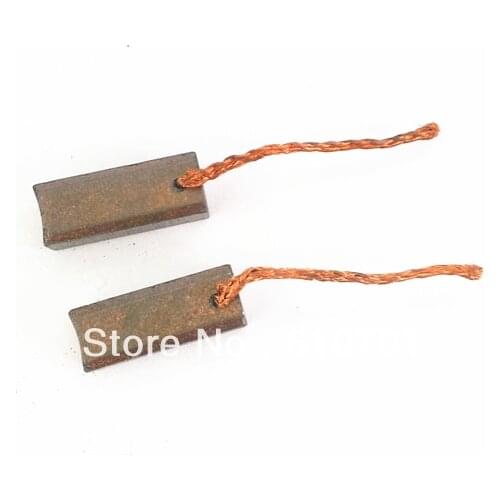 10pcs Wire Leads 7x8x19mm Electric Generator Motor Graphite Carbon Brushes Alternator Power Tool for Generic Electric Motors