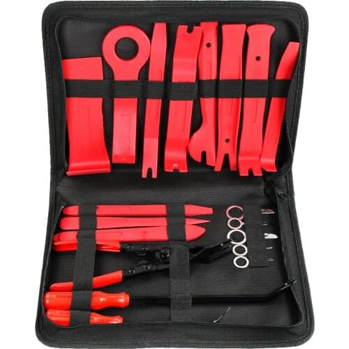 19pcs Car Door Trim Panel Removal Install Tool Set Car Interior Dash Audio Panel Removal Pry Tools