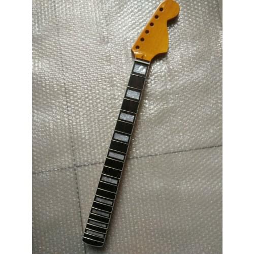22 frets cuello de arce palisandro diapasón para guitarra eléctrica Strat cabeza grande
