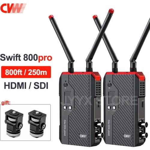 CVW SWIFT 800pro 800ft Wireless HD image Video transmission SDI Wireless Transmitter Receiver Phone APP monitoring 800 pro