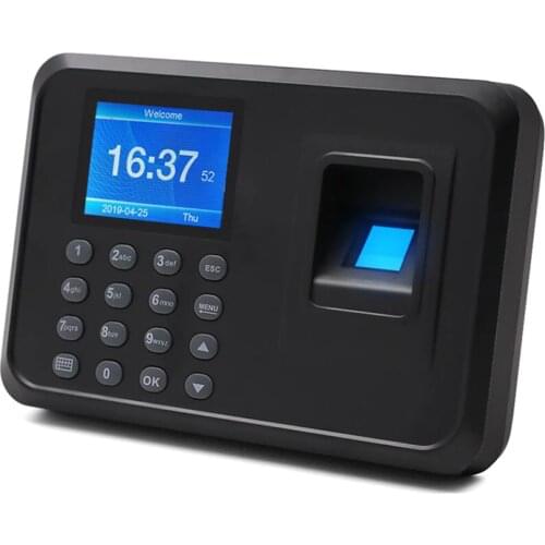 Biometric Fingerprint Time Attendance System Clock Recorder Office Time Clock Employee Recorder Device