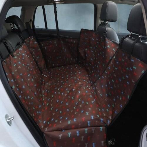 Dog Car Back Seats Cover Pet Waterproof Pet Carrier Car Rear Back Oxford High Quality Cushion Protector