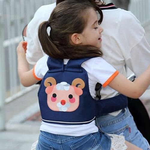 Breathable Motorcycle Rear Seat Safety Belt for Children Cartoon Kid Safety Belt Breathable Material Strap G5AD