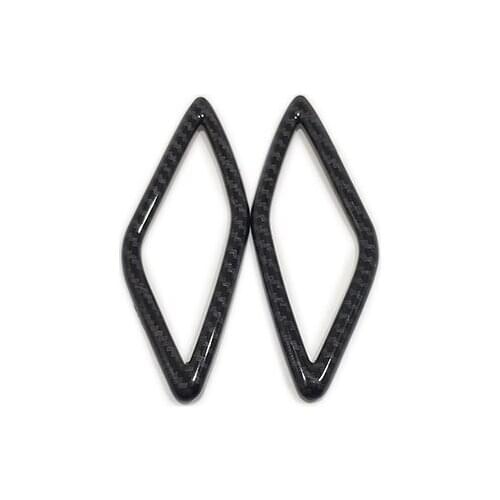 For Volvo XC40 T5 2017 2018 2019 ABS Matte/Carbon Car Front column A-pillar Louder Speaker Sound cover trim accessories 2pcs