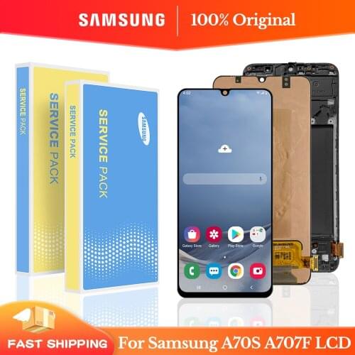 A70s Screen For Samsung Galaxy A70s 2019 LCD Display Touch Screen Digitizer Assembly For Samsung A707 A707F SM-A707F A707DS