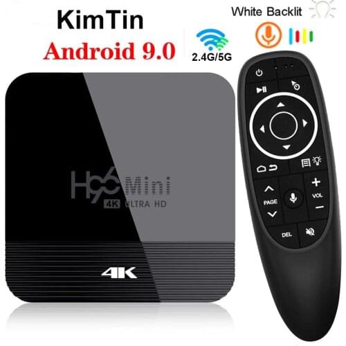 H96 Mini H8 Smart TV Box Android 9.0 TV box 2.4G/5G Wifi BT4.0 2GB 16GB 4K Youtube Media player Google Play Set Top Box 1GB 8GB