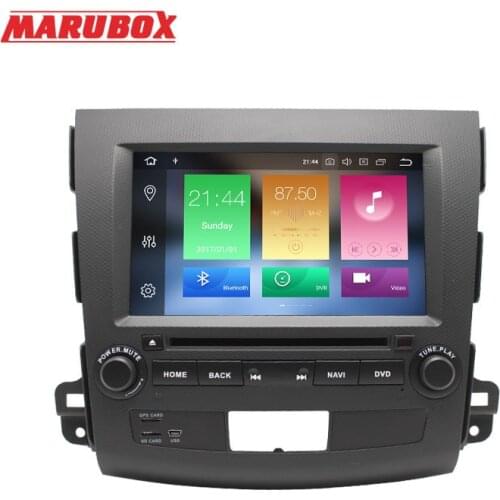 Marubox 2 Din Android 9 4GB RAM For MITSUBISHI Outlander XL 2006 - 2012 Stereo Radio GPS Navi DVD Car Multimedia Player 8A710PX5