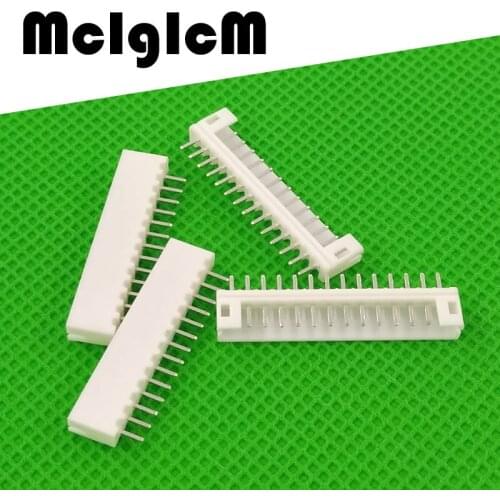 MCIGICM 1000pcs male material PH2.0 2mm 14 pins Connectors Leads pin Header PH-14A straight 2.0mm pins Free shipping
