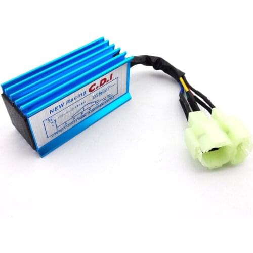 Motorcycle Blue 6 Pin Racing AC CDI Ignition Box 6pin for GY6 50cc 125cc 150cc Moped Scooter ATV Quad