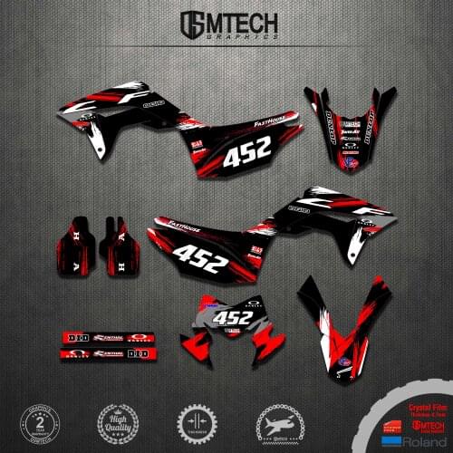 DSMTECH Stickers Motocross Backgrounds Graphics Decals Kits For HONDA 2019 2020 2021 CRF150L