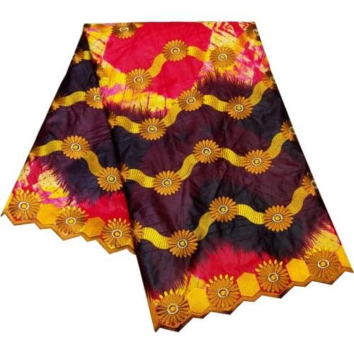 Nigerian Ankara African Wax Prints 2019 Wax Fabric 6 Yards Of African Lace Fabric For Dress