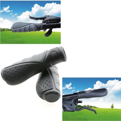 New 1pair Bicycle Handlebar 210mm Handlebar Rubber Cover for Mountain Bike Shockproof Bicycle Handlebar Cover Rotating Handle